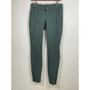 Kuhl Transcendr Skinny Hiking Pants Womens 6 Green Stretch Zip Ankle